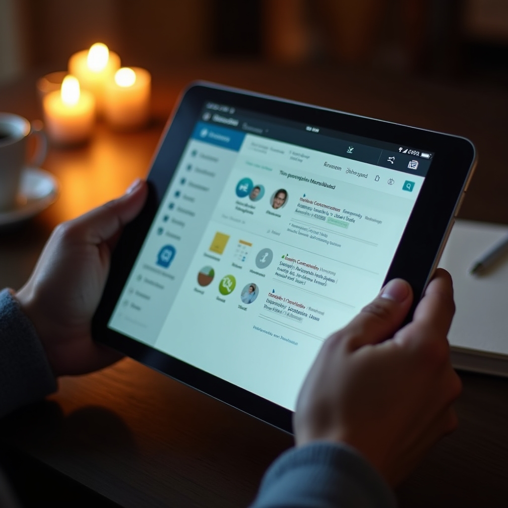 Digital library interface showing organized property management documents and templates